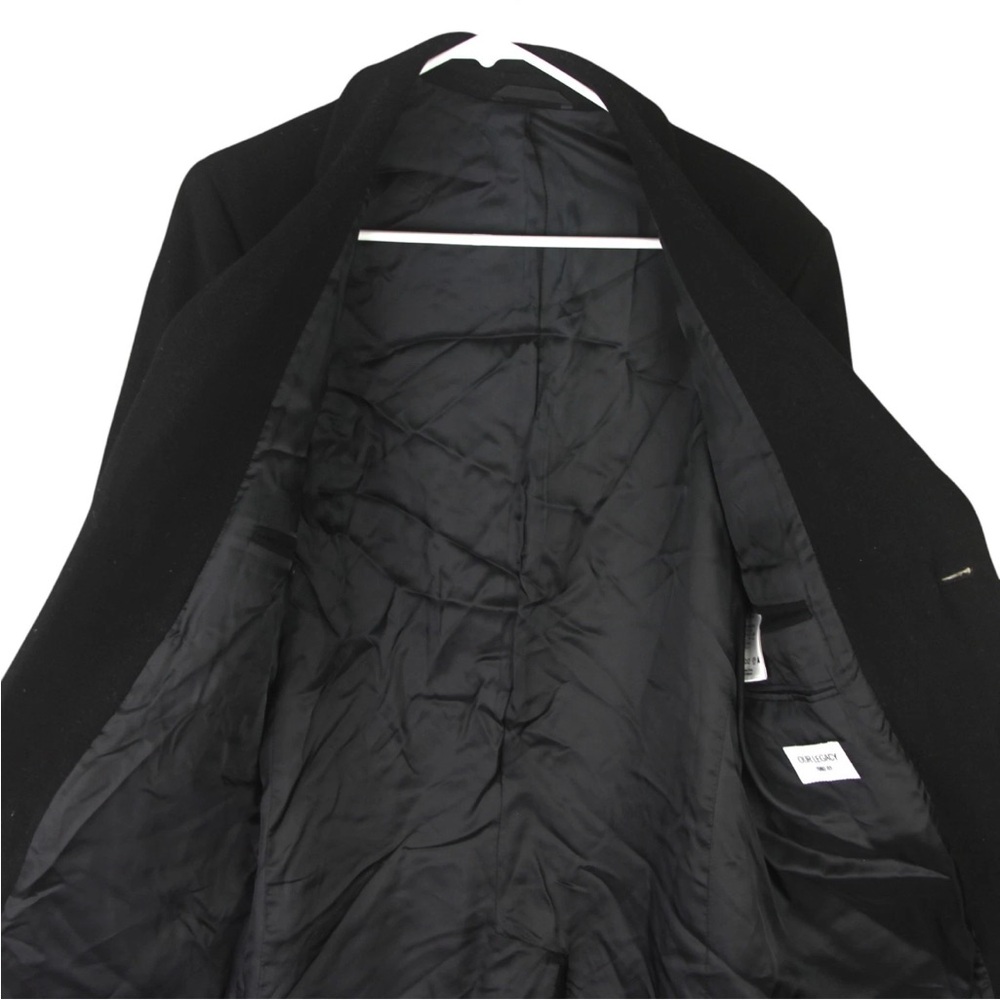 OUR LEGACY 1980-81 Black Cashmere Dinner Coat Mens 46 Black Wool Cashmere Blend - Picture 4 of 16